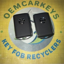 2 MINT BLACK LEATHER OEM 2016-2022 Volvo Smart Key Remote HUF8423 YGOHUF8423 picture