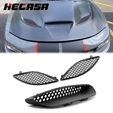 HECASA Hood Scoop Bezel For 2015-2020 Charger SRT Hellcat Grille Trim Black picture
