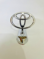 Emblem Car Logo Ornament Front Hood For Toyota Silver Chrome Metal picture