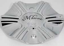 1 Milanni V452-CAP Stellar Chrome Wheel Rim Center Cap LG0909-24 w/Screw C452 picture