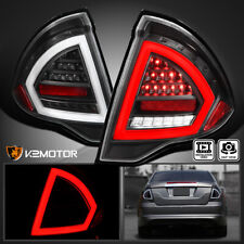 Black Fits 2010-2012 Ford Fusion LED Tube Bar Tail Lights Brake Lamps L+R 10-12 picture