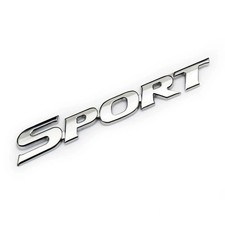 3D Chrome ABS SPORT Car Emblem Badge Rear Trunk Sticker Accessory picture