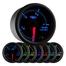 GlowShift Fuel Level Gauge Kit for Gas & Diesel Fuel w/ 10 OHM Levels, Black 7 picture