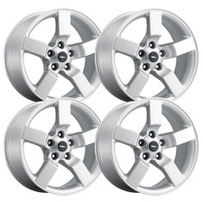(Set-4) Replica LIG 20x9 5x135 Silver 8mm Wheels Rims 20 Inch picture