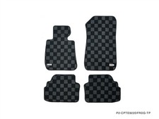 P2M Race Floor Mats Dark Grey Front & Rear for BMW 3-Series E90 E92 Coupe Sedan picture