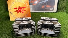 Harley Twin Cam 96 103 Cylinder Heads Pair Clean ACR Ported New Guides 16728-99 picture