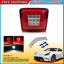 1-10X Red Lens LED Rear Fog Light Brake Reverse Lamp 12V Fit 2009-20 Nissan 370Z picture