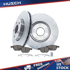 10.94'' 278mm FRONT Disc Rotors Ceramic Brake Pads for Ford Focus Volvo C30 S40 picture