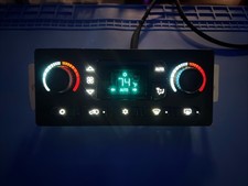 *REBUILT* WHITE LED CLIMATE CTRL 03-06 TAHOE YUKON ESCALADE SILVERADO W/RR DEF picture