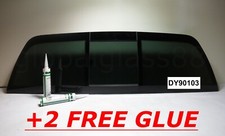 Fits 2002-2008 Dodge Ram 1500 Back Glass Window Manual Slider Flush Mount  picture