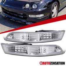 Fit 1994-1997 Acura Integra Front Bumper Lights Parking Signal Lamps Left+Right picture