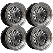 (Set-4) IPW W881 16x7.5 4x100 Hyper Black 15mm Wheels Rims 16 Inch picture