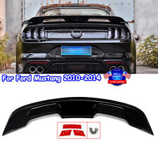 For 2010-2014 Ford Mustang Coupe Gloss Black GT500 Style Rear Trunk Spoiler Wing picture