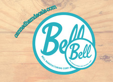Bell Sea Blue Reproduction Vintage Travel Canned Ham Decals 12