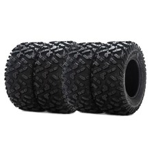 Set 4 ATV tires 25x10-12 25x11-12 UTV AT 6Ply Tires 25x10x12 25x11x12 Mud Tires picture