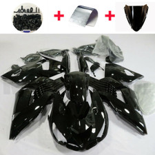 For Kawasaki Ninja ZX14 2006-2011 2007 2008 2009 2010 Glossy Black Bodywork+Bolt picture