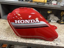 1985 Honda 250ES Big Red Gas Fuel Tank Steel Serwa Reproduction New picture