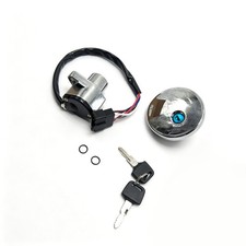 Ignition Switch Fuel Gas Cap Keys Set Fit Kawasaki Vulcan 400 800 Vulcan 500 LTD picture