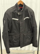 REV'IT Motorcycle Riding Jacket Black Textile Touring Adjustable Waist picture