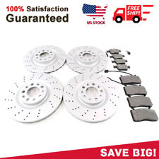 For Alfa Romeo Giulia Front Rear Brake Pads & Rotors Drilled Upgrade Hot Sales picture