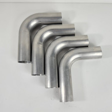 4 Pcs of 1.75 Inch O.D. 90 Degree actual 304 SS Mandrel Bend MADE IN USA Exhaust picture
