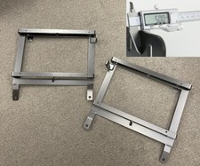 L + R FOR 95-99 MITSUBISHI ECLIPSE HEAVY DUTY RACING SEAT BRACKETS ADAPTER PAIR picture