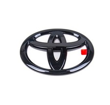 NEW 2022-25 Toyota Tundra Gloss Blackout Overlay Front Grille Emblems Badge picture