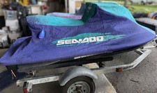 Vintage 90s Sea-Doo XP XP LTD XP DI Cover Purple & Teal Cover OEM Bomardier picture