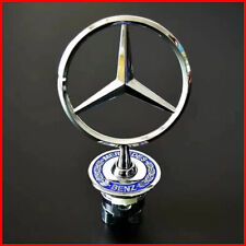 For Mercedes-Benz Front Hood Ornament Mounted Star Logo Badge Emblem C E S CLK picture