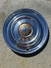 One 1951  Pontiac Chieftain 15” Hubcap Wheel Cover Nice Driver picture