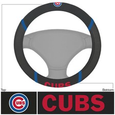 New MLB Chicago Cubs Car Truck Suv Van Embroidered Steering Wheel Cover picture