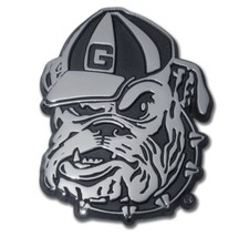 NEW University of Georgia Bulldog Chrome Auto Emblem. picture