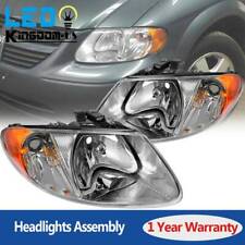 Headlights for 2001-2007 Dodge Caravan Town & Country 01-03 Voyager Headlamps US picture