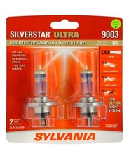 Sylvania SilverStar Ultra 9003 HB2 H4 60/55W Two Bulbs Head Light Dual Beam Lamp picture