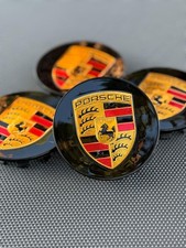 4 X Porsche Classic Hub Caps Silver 76mm ( 2.99 