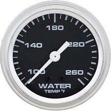 Speedway Mechanical Water Temperature Gauge with Adapter, 2-1/16 Inch, Black picture