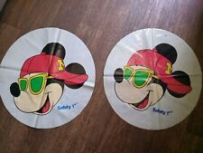Set Of 2 VINTAGE Safety 1st® Disney® MICKEY MOUSE Sun Visor Shade picture