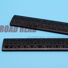 2pc 2005-2010 For Power Stroke Turbo Diesel V8 Door Fender Side Emblem Badge picture