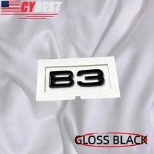 Gloss Black For Alpina B3 Biturbo Car Trunk Emblem B3 Letter Badge Replace 1pc picture