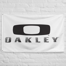 Oakley Flag 3x5 ft Garage Banner Man Cave Wall Decor picture