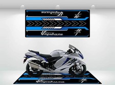 For Suzuki Hayabusa Sports 220*80cm Motorcycle Garage Mat Workshop Racing rug picture