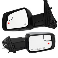 Chrome Pair Right Left Mirrors for 2019-2022 Ram 1500 Power Heated BSM Signal US picture