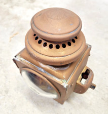 Vintage Brass Era Lantern E & J Edmund Jones Carriage Lamp picture