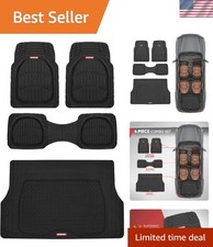 Heavy Duty FlexTough Car Mats - 4-Piece Set for Complete Interior Protection picture