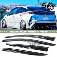FITS 2016-2022 TOYOTA PRIUS JDM 3D MUGEN STYLE WINDOW VISOR RAIN GUARD DEFLECTOR picture