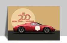 1964 Ferrari 250 LM: A Le Mans Legacy. Aluminum Poster 36