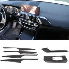 For BMW X3 X3M G01 X4 X4M G02 2018-22 6PCS Dry Carbon Fiber Interior Cover Trim picture