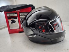 ZOX Z-MOD10 Atom Modular Motorcycle Helmet - Gloss Black - Size S - *NEW* picture