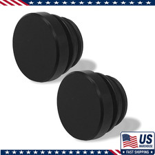Universal Car Cigarette Lighter Plug Cover, Power Outlet Cap, Black 2PCS Waterpr picture