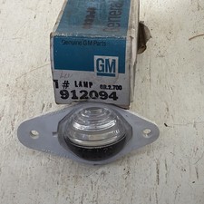 NOS OEM Gm 912094 License Plate Lamp Assembly 1975 Nova Apollo Skylark Omega New picture